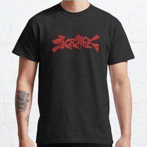 Skrillex 90s Retro EDM Graphics Music Lover Unisex Fan T-Shirt 181